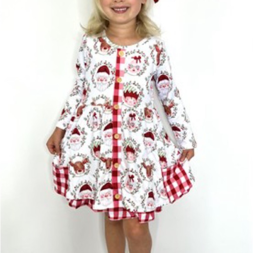 🎁 Girls Christmas Dress